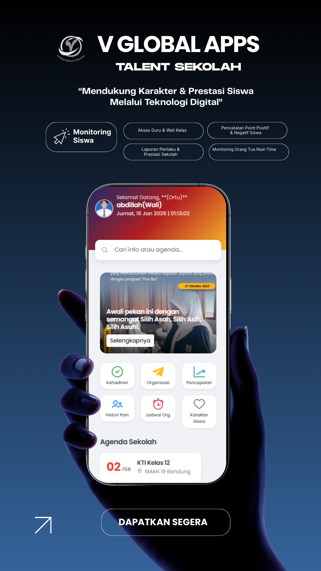 Aplikasi Talent VGlobal